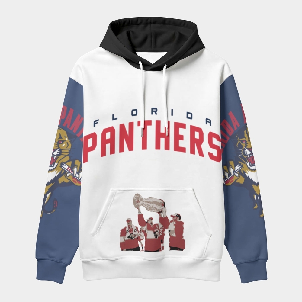 Florida Panthers Graphic Hoodie - White and Blue